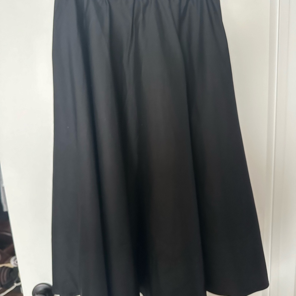 COS A line black skirt with pockets size 12